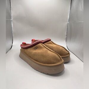 UGG Platform Tazz Mule Slipper Chestnut